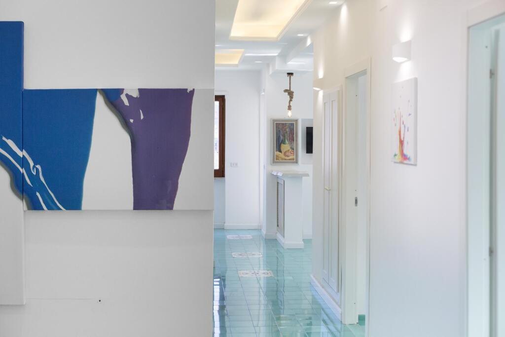 Super Attico Vista Mare Con Piscina Leilighet Sorrento Eksteriør bilde